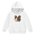thumbnail image 4 of LRen Toddler Girl Sweatsuit 6t Valentines Bowknot Print Crew Neck Long Sleeve Valentines Hoodie Pullover Tops and Pants Fashion Children Valentine's Day Clothes, 4 of 6
