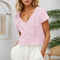 thumbnail image 2 of Lightweight Lace Knit Beach Cover Up Summer Open Front Cardigan For Casual Sheer Crochet Top Women Casual Dress Sweater Long Sleeve Hoodie Womens Long Hooded Sweatshirt, 2 of 5