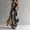 Graphite, variant on Women's Boho Halter Neck Keyhole Cutout Sleeveless Jumpsuit – Abstract Ink Print High Waist Wide Leg with Pockets Navy Blue，M