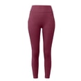 thumbnail image 4 of Outfmvch Scrunch Butt Lifting Leggings for Women Cellulite Leggings for Women Butt Lift Yoga Workout Pants Push-up Sculpting Yoga Fitness Pants 3d Compression Yoga Pants A1 Wine S-3XL, 4 of 4