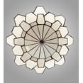 thumbnail image 5 of Meyda Tiffany 213839 Paramount 24" Wide Flush Mount Waterfall Ceiling Fixture - Antique, 5 of 7