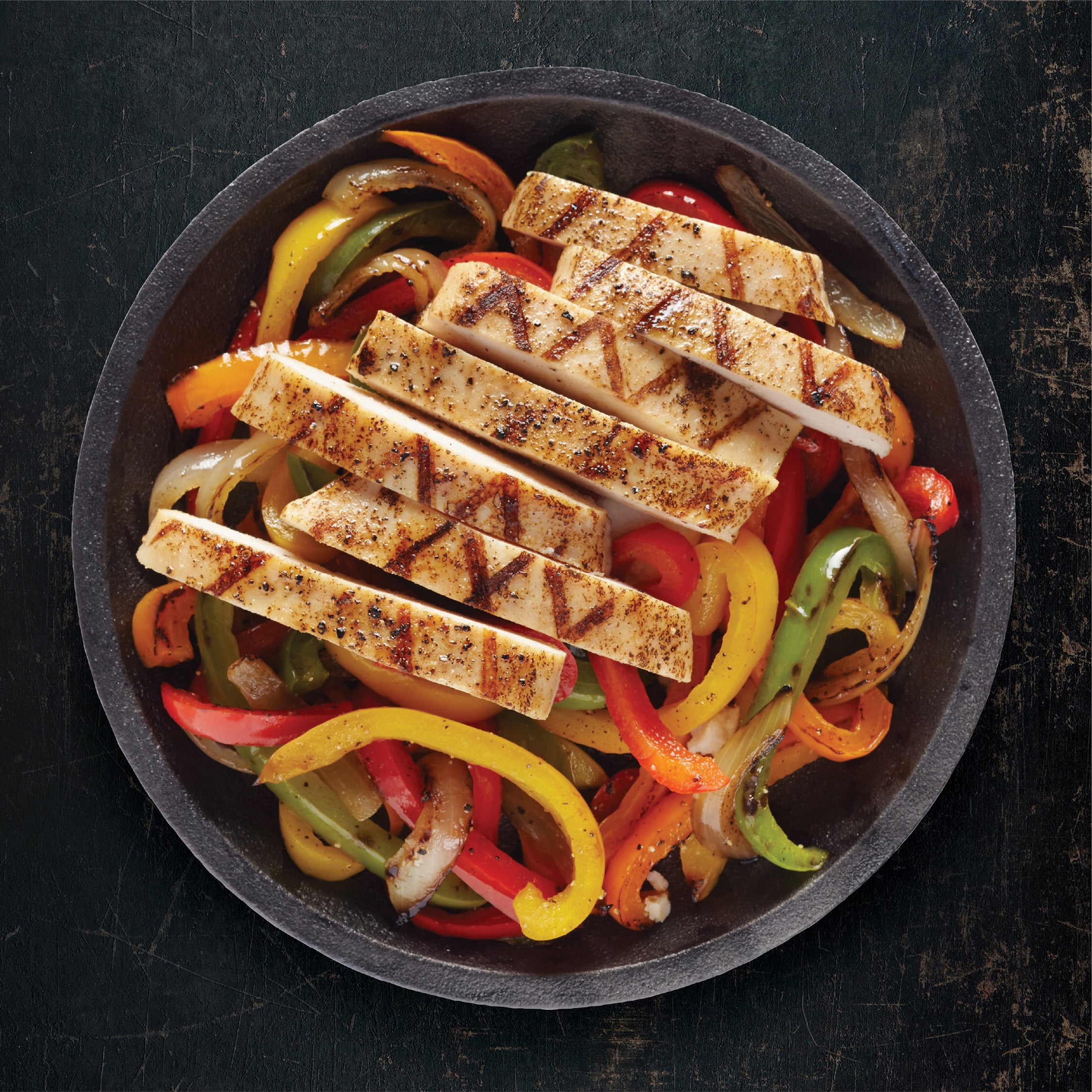 Soules Kitchen Chicken Breast Fajita Strips, Refrigerated, 16oz, 18g Protein per 3oz Serving Size