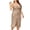 Beige, variant on ZQUUVOU Women's Silk Nightgown Plus Size Slip Nightdress Sleeveless Solid Color Comfortable Mid Calf Sleepwear Sleepdress Burgundy
