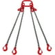 thumbnail image 1 of Eslinga de cadena VEVOR de 1/4 pulgadas x 5 pies con ganchos, 3 toneladas, 6600 libras, 1 of 9