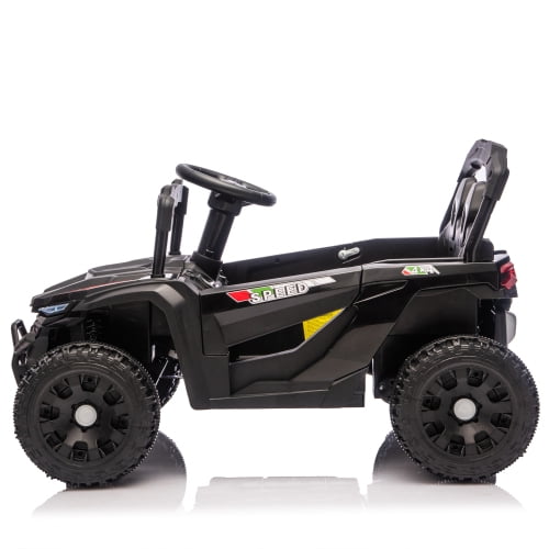 HappyToysWorld24V Kids Ride-On Car w/ Parent Remote Control, Electric UTV for Boys & Girls Ages 3-5 | 4-Wheel Suspension, Anti-Collision Safety Bar, Bluetooth Speaker, High Clearance Chassis