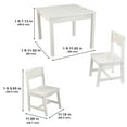 thumbnail image 6 of KidKraft Wooden Aspen Table & 2 Chair Set, Children's Furniture - White, 6 of 8