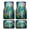 Forest Scene Rainbow, variant on 4-Piece Car Floor Mats Set, Forest Scene Rainbow Crystal Velvet Automotive Front & Rear Floor Liners, Universal Fit for Car, Truck, SUV