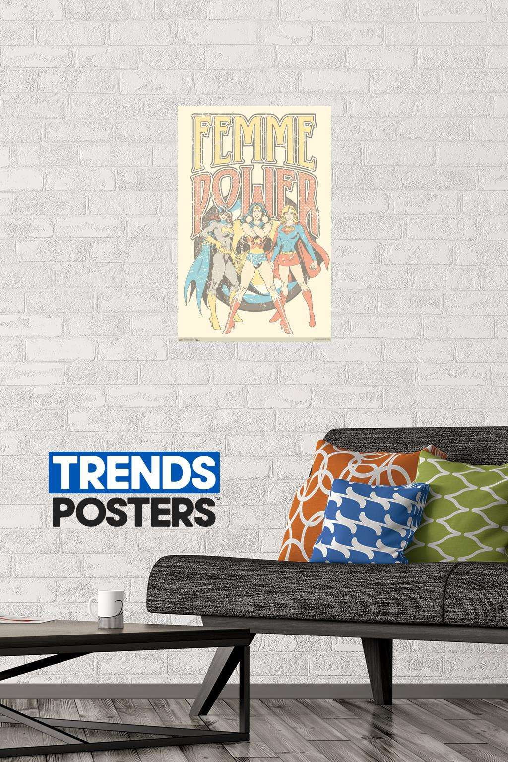 DC Comics - Women Of DC - Femme Power Wall Poster, 14.725" x 22.375"