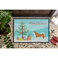 thumbnail image 2 of Akita Christmas Tree Door Mat, 2 of 4