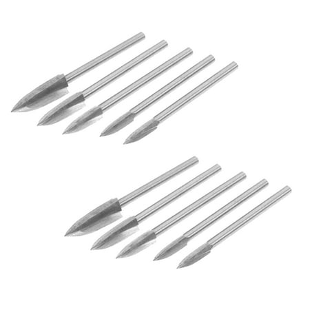 

Buodes Party Decorations 10pcs Wood Carving And Engraving Drill Bit Milling Cutter Carving Tools