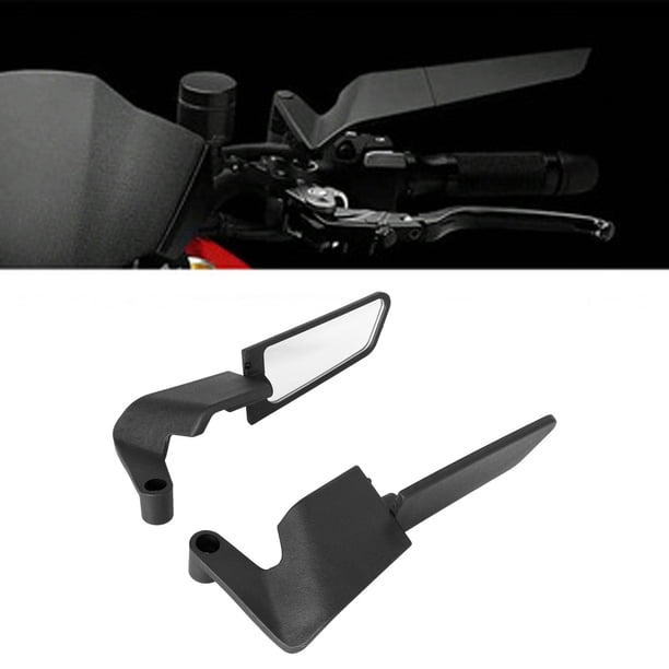2 Piezas Espejos Retrovisores Motores Accesorios Reemplazo Eficiente Material Resistente Portátiles Diseño Aerodinámico Apto para Conducción en Carretera Circuito