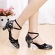 thumbnail image 4 of Zapatos de baile de tango/salón de baile latino de verano para mujer, zapatos de baile profesionales de Salsa con tacón para niñas y mujeres de 3,5/5,5 cm, 4 of 5