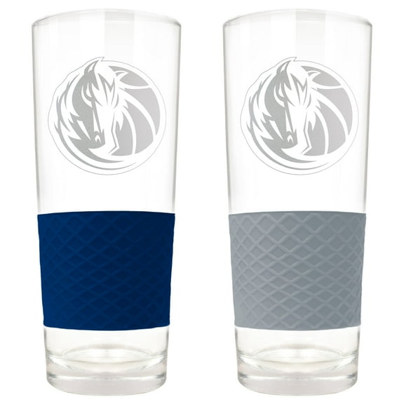 Dallas Mavericks 22oz. Logo Score Pint Glass Two-Piece Set