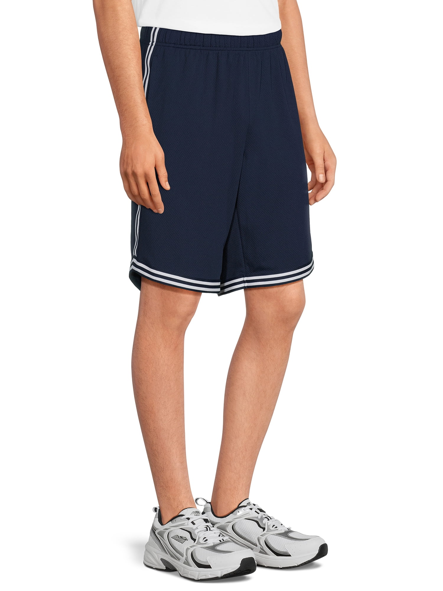 Athletic Works Men's & Big Men's 10" Inseam Mesh Gym Shorts, Sizes S-3XL