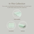 thumbnail image 4 of over&back 18x108 Hand-Blocked Printed Cotton Table Runner - Washable Table Runners for a Custom Home Decor Tablescape - Perfect for Coffee Table, Dinner Table, Living Room, and More - Green Leaf, 4 of 9