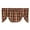 Garnet Lined Valance, variant on Park Designs Buffalo Check Lined Farmhouse Dove Valance 60"