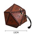 thumbnail image 4 of WDOplteas Dados Cuero PU Bolsas Almacenamiento Dados Fácil Limpieza Reutilizables para Juegos Rol, 4 of 9