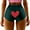 Dark Green, variant on Lifting Panties for Womens Valentine's Day Hearts Print Underwear Soft Stretch High Waist Hipster Briefs