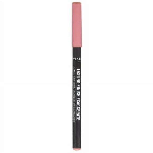 Rimmel Lasting Finish Exaggerate Automatic Lip Liner, Creamy, Combination of Waxes, Volatile Silicone & Vitamins (E,C), 100% Cruelty-Free
