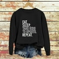 thumbnail image 2 of WEAIXIMIUNG Sweat à Capuche Zippé pour Femmes, Couleur Unie, Imprimé Lettre, Col Rond, Manches Longues, 2 of 3