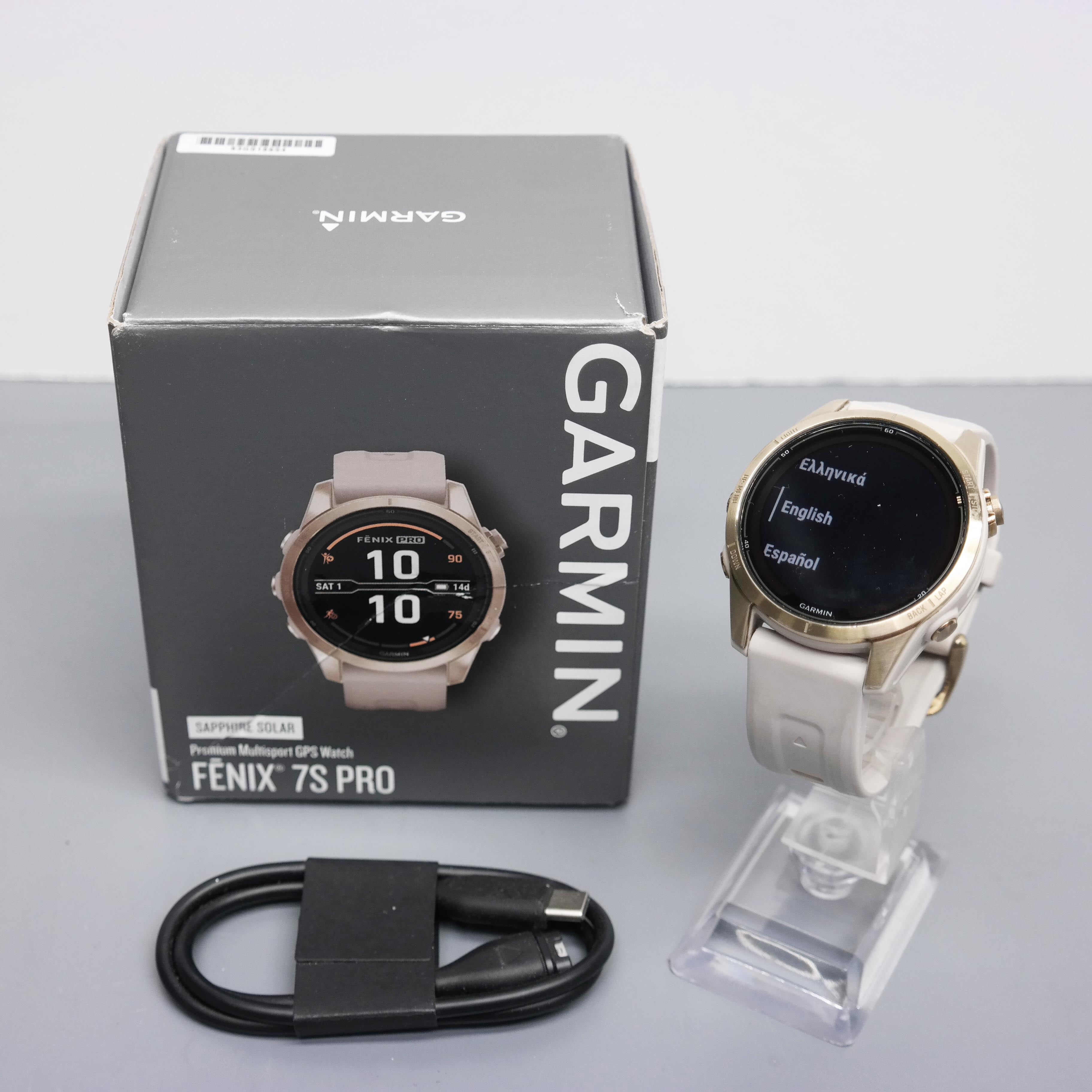Free Shipping! Garmin fēnix 7S Pro Sapphire Solar, Multisport GPS