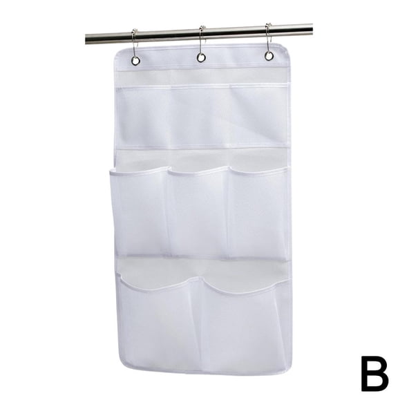 Mesh Shower Caddy, 8 Pockets Hanging Shower Organizer with Quick Drying Mes