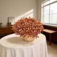 thumbnail image 5 of QWUIIOMJPY Artificial Baby's Breath Stems 5 Pack,14.96in Long Autumn Coffee Brown Fake Gypsophila Silk Flower Branches,Home Vase Filler Wedding Table Centerpiece Thanksgiving Fall Decor, 5 of 5