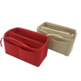 thumbnail image 3 of Organizador de bolsos Organizador de bolsos con compartimentos Insertar bolso en bolso Carpeta de bolso Beige L, 3 of 3