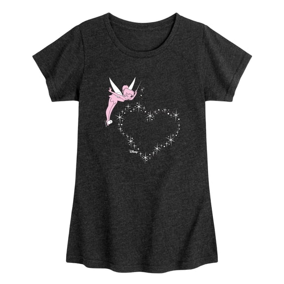 Tinker Bell - Sparkle Heart Toddler Girls' Toddler Short Sleeve Graphic T-Shirt