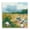 Pastoral Sheep Floral Landscape, variant on Stupell Industries Traditional Canvas Art, 17 x 17, by Marilyn Hageman