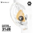 Decibullz Custom Molded Earplugs, 31dB Highest NRR, Comfortable