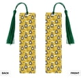 thumbnail image 2 of Kdxio Cartoon Bear Yellow Print Metal Tassel Bookmarks,Perfect Gift for Art Lovers and Bookworms Metal Bookmarks for Women, 2 of 8