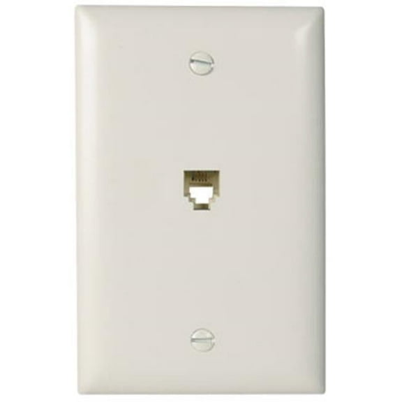 TPTE1WCC12 Wall Plate, 1 Gang, White