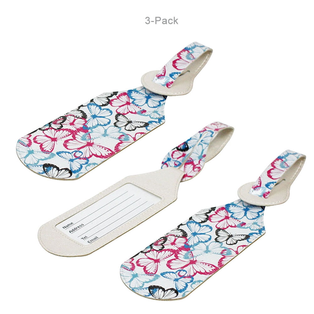 javoedge javoedge 3 pack butterfly print stylish luggage