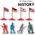 thumbnail image 4 of 200 PCS Army Men Toy Soldiers Military Action Figures Bucket Set - World War ..., 4 of 5