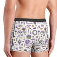 thumbnail image 4 of Kdxio Men's Boxer Briefs with Lavender Flowers Print - Comfortable and Breathable Underwear for Everyday Wear, 4 of 7