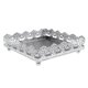 thumbnail image 3 of Soporte de Pastel de Metal Perfecl Cuadrado Decoración Plata S Tamaño 17.5x17.5x5cm, 3 of 8
