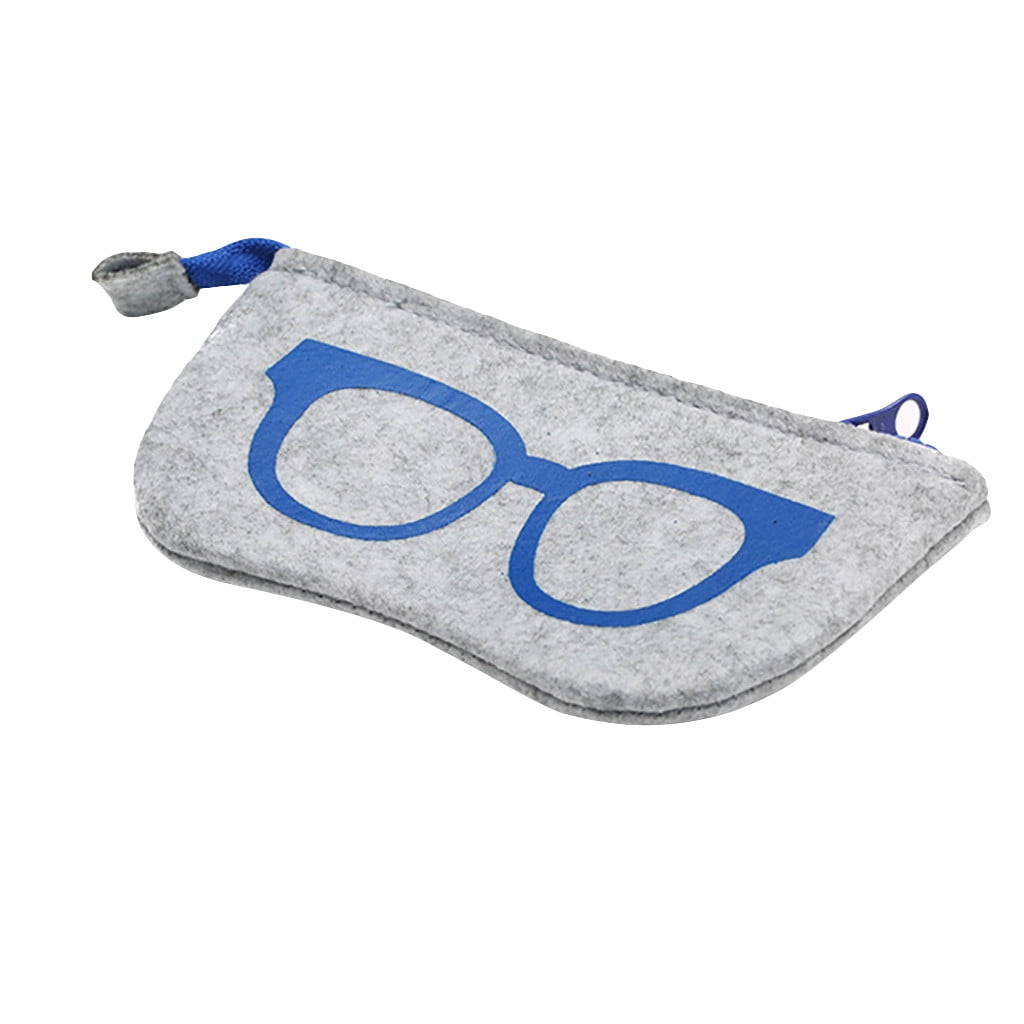 Soft blue glasses case