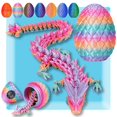 thumbnail image 1 of Huevos de Pascua de dragón impresos en 3D de 12 pulgadas con dragón en su interior, huevo de dragón, 1 of 7