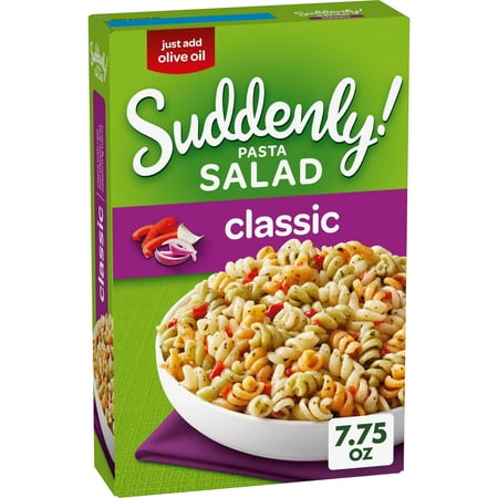 Suddenly Salad Classic Pasta Salad Mix with Red Peppers & Seasoning, 7.75 oz Box