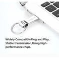 thumbnail image 3 of USB Flash Drive 1000GB Flash Drive High Speed Thumb Drive Rotatable Design Memory Stick for Computer Zip Drive USB Backup Jump Drive - Silver, 3 of 5