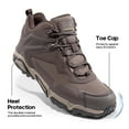 thumbnail image 4 of Nortiv8 Men's Ankle Waterproof Hiking Boots Lightweight Backpacking Work Shoes BROWN Size 6.5, 4 of 8