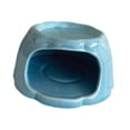 thumbnail image 4 of Comedero de cerámica para hámster, mueble de dibujos animados, hábitat para hámster, con forma de pudín para ratas, chinchillas y animales pequeños. Azul, 4 of 8
