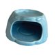 thumbnail image 4 of Comedero de cerámica para hámster, mueble de dibujos animados, hábitat para hámster con forma de pudín Azul, 4 of 8