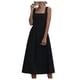 thumbnail image 1 of Vestido casual sexy de color liso con tirantes y escote tubo para mujer: poliéster, verano, sexy/casual, tallas de la S a la XL (4-10 EE. UU.), 1 of 7