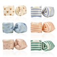 thumbnail image 2 of 2Pcs Children Swimming Gear Arm Swimming Rings Toddler Inflatable Kids Arm Float Rings Arm Bands Kids Swim Arm Floaties orange stripes, 2 of 5