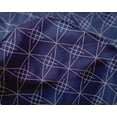 thumbnail image 4 of oneOone Silk Tabby Fabric Shapes Geometric Sashiko Printed Fabric 1 Yard 42 Inch Wide, 4 of 4