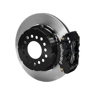 Wilwood 140-2112-B Forged Dynalite Pro Rear 12.19" Big Brake Kit With Black Calipers, Compatible with GM 10 & 12 Bolt Rear Axle With OE C-Clip and 2.91 Offset