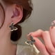 thumbnail image 3 of Pendientes largos de verano para mujer Pendientes de verano con lazo para mujer, 3 of 7