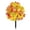 Orange, variant on BadyminCSL 45cm Plastic Ground Stake Artificial Flower Bundles Waterproof Outdoor Garden Porch Pot Decor Purple